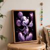 Disney Mickey Mouse Sparkle Art Painting Kit Oil Paint Dots Home Wall Decor