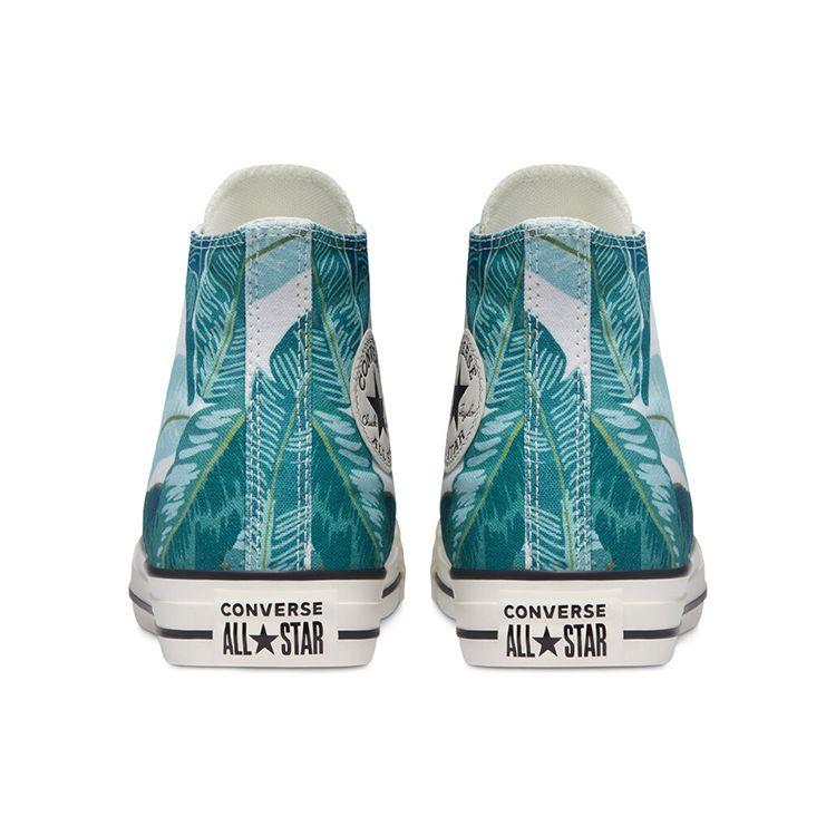 Converse Chuck Taylor All Star Hi Daily Colorful High-Top Canvas Shoes Unisex Sneakers White Green 171078C