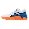 Puma Trc Blaze Court Nyc Comfortable Versatile Non-Slip Durable Mid-Top Basketball Shoes Men Sneaker White Blue Orange 379218-01