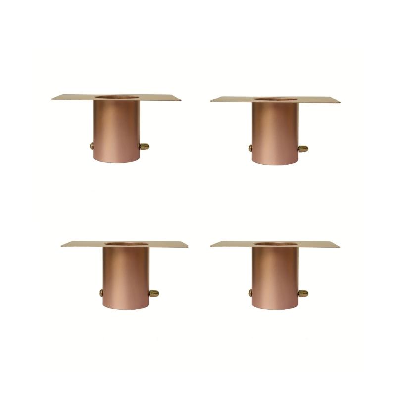

4pack Iron Rain Chain Connectors Outdoor Water Drainage System For Courtyard And Balconies Decoration розового золота