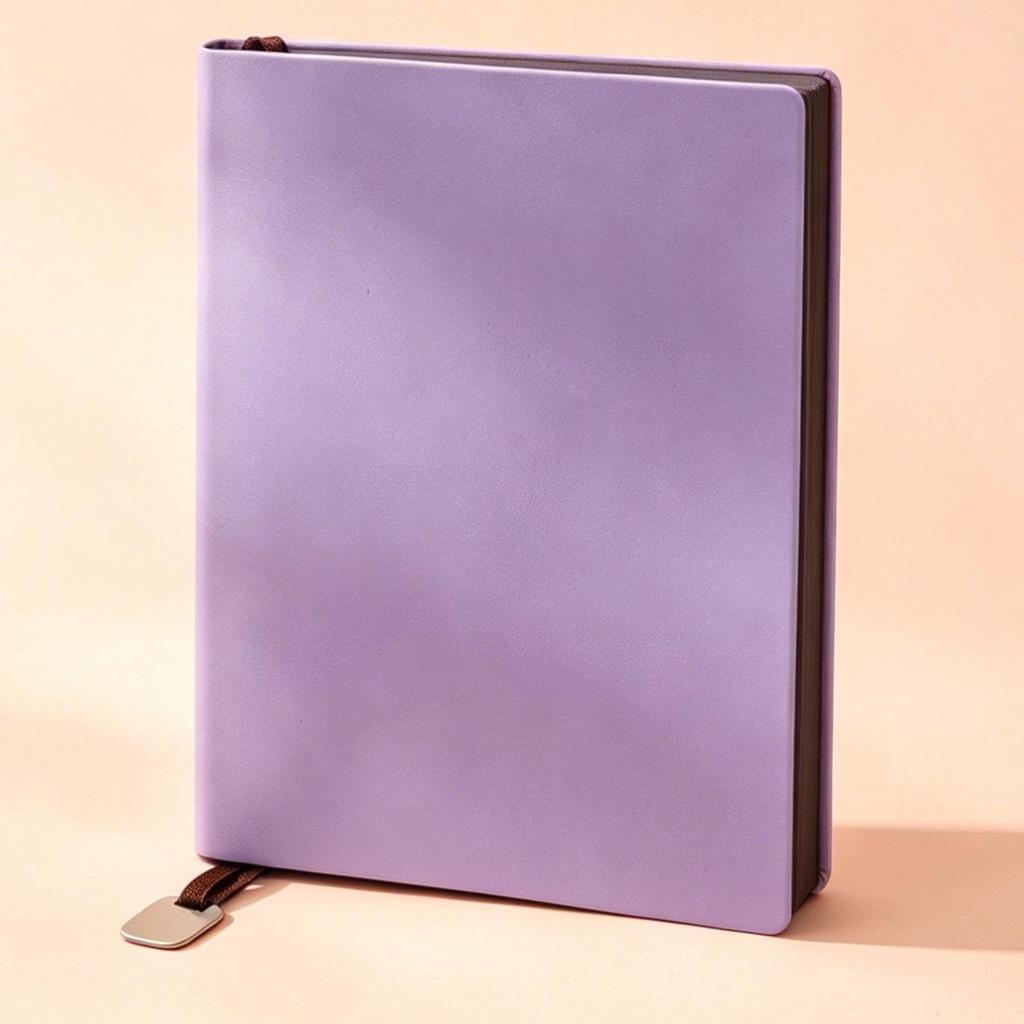 Luxury Sheep Suede Business Notebook with Customizable Logo and Imitation Leather Cover
