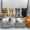 Simple Installation Wall Mounted Roll Rack 3D Cat Shape Hanging Paper Towel Stand  Kitchen