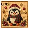 Holiday DIY Projects for Family Christmas Faux Pearl Painting Art Kit with Frame, Santa Decorative Wall Making Beads Craft Adults Beginner,