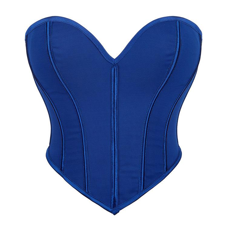 Matte Bandeau Body Shaping Corset Lingerie with Fishbone Structure for Women