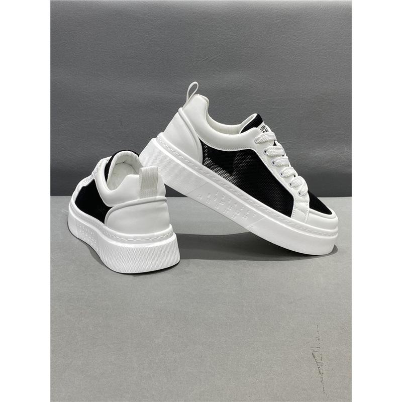 Neue atmungsaktive Mesh-Freizeitschuhe für den Sommer für junge Schüler dicke Sohle leicht niedrig geschnitten Board kl