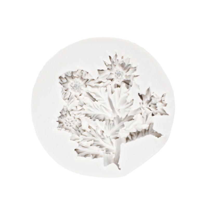 

Leaf Floral Silicone Candle Molds for Making Candle Soap Chocolate Baking Multipurpose Silicones Mould for Epoxy Resin серый