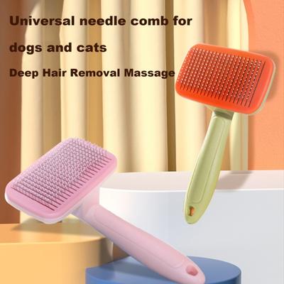 Spazzola autopulente per animali domestici Spazzola per toelettatura gatti delicata sulla pelle per animali domestici che perdono pelo