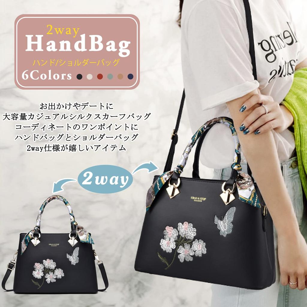 Sling Shoulder Bag with Handbag with Shoulder Crossbody PU Mini NICOLE&DORIS Women's Scarf, Embroidery, Bag, Bag, Leather, Bag, Water-Repellent