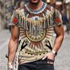 Men's Unisex T shirt Tee Graphic Prints Crew Neck  3D Print Outdoor Street Short Sleeve Print Clothing T-Shirt For Men