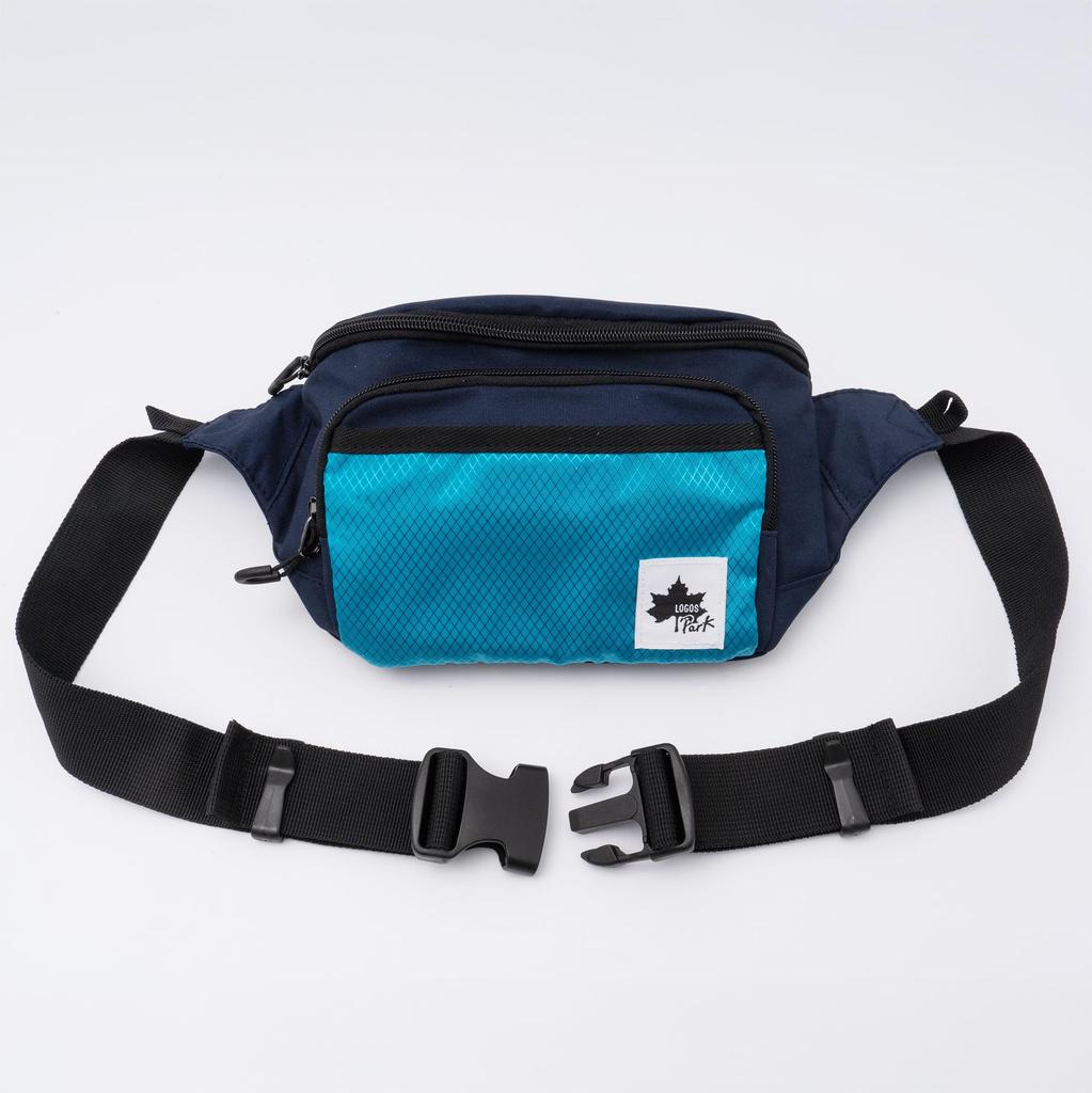 Logos Park Waist Body Perfect for Town and Walking [LOGOS Park] Bag, Pouch, Bag, Two-Tone, Use, Walking, Leisure, Hiking,