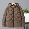 Winter Down Cotton-padded Jacket Women's Warm Hooded Cotton-padded Jacket Fashion Solid Color Short Plus Size Top