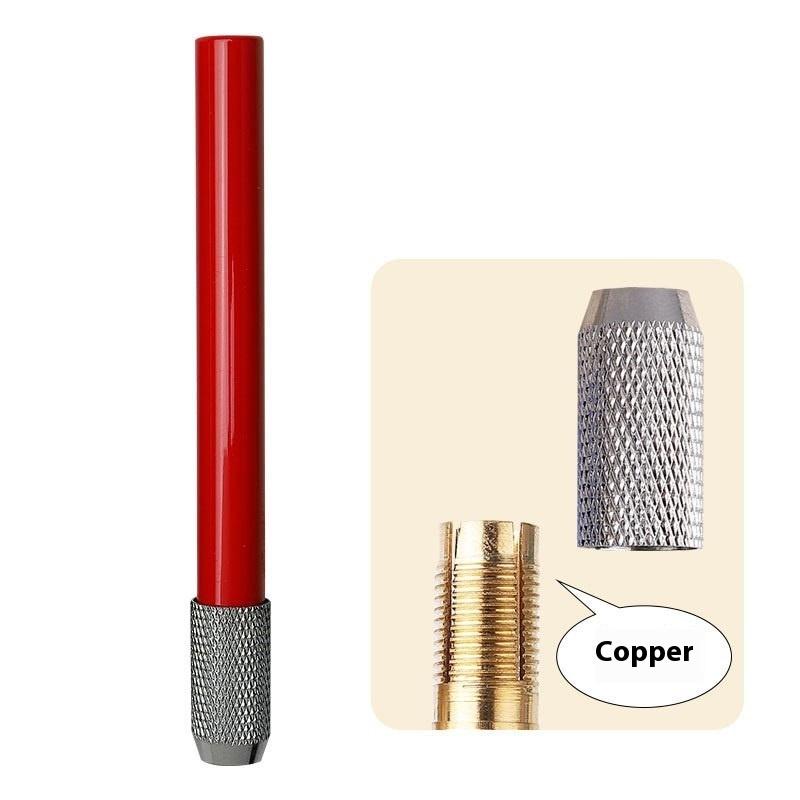 1Pcs Writing Metal Color Rod Adjustable Single Head Pencil Extender Holder Sketch School Painting Art Write Tool