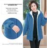 2025 Stylish Winter Coat for Middle-Aged Women, Warm Plus Size Fleece Jacket with Hood