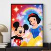 Disney Diamond Art Painting Kit Snow White Mickey Home Wall Decor Handmade Gift for Party Craft Fun
