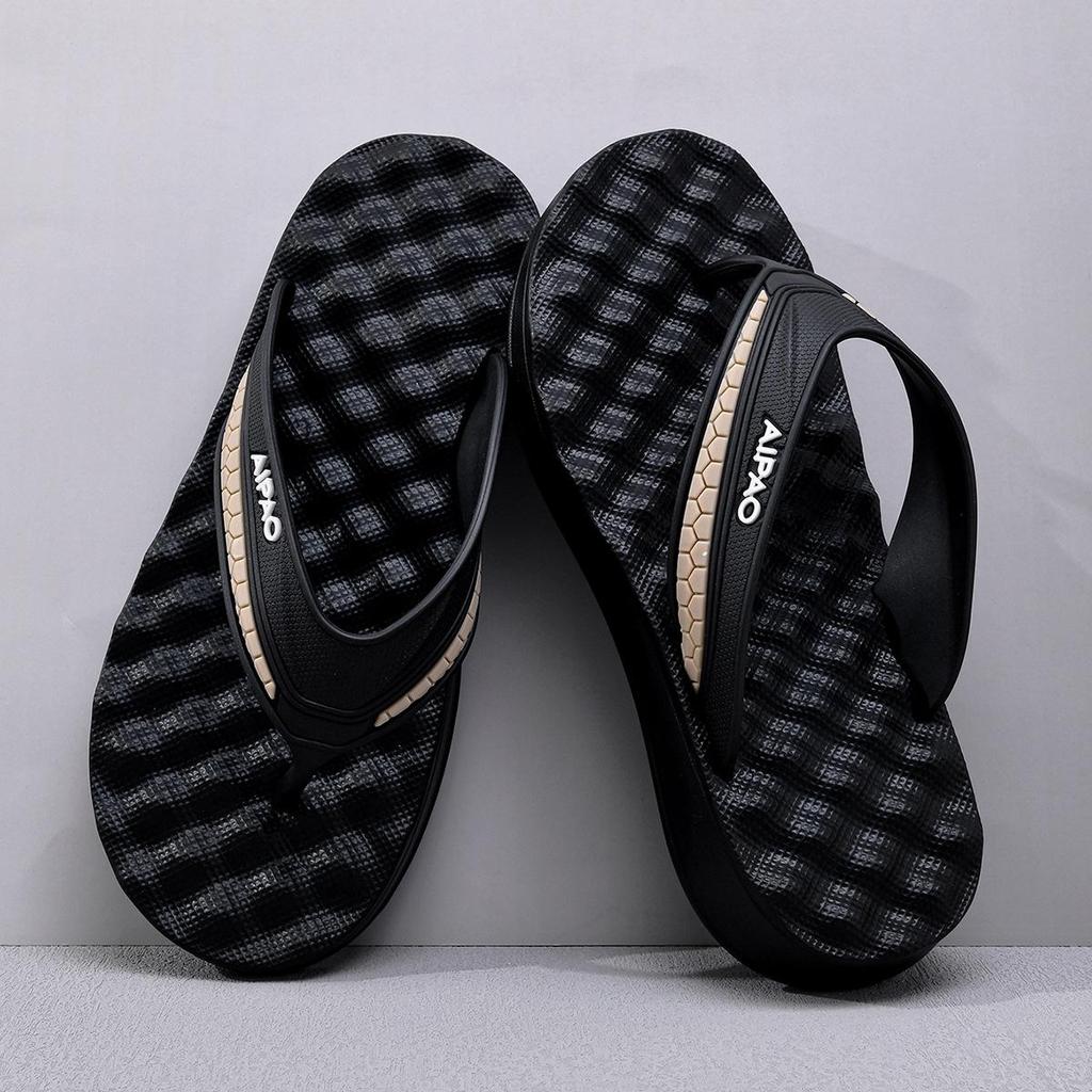 Men's Anti-Slip Massage Flip-Flops for Outdoor Beach Wear