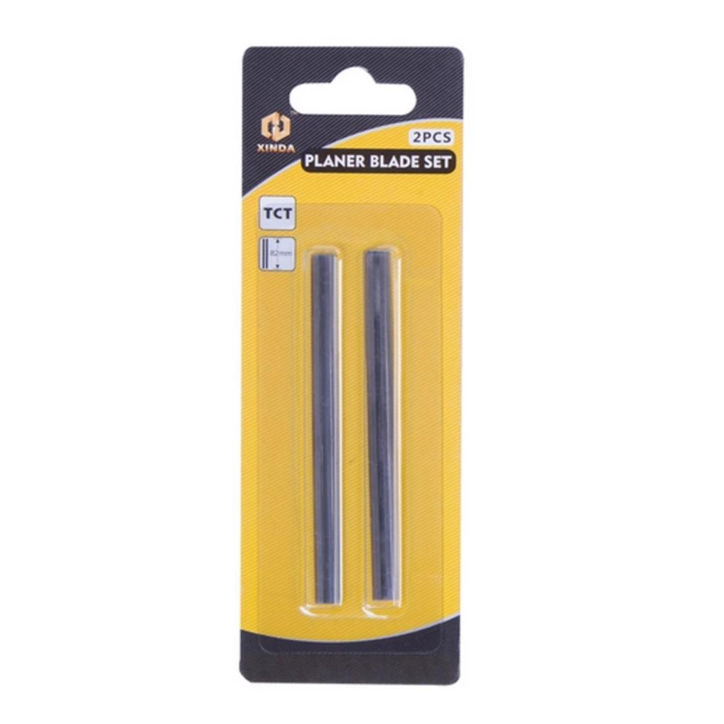 4pcs Planer Blade 82x5.5x1mm For Woodworking Reversible