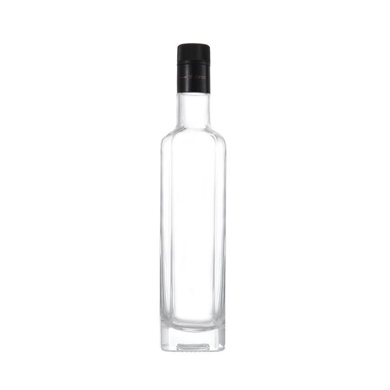 Verdickte Glas-Spenderflasche mit Deckel: Walnuss-, Oliven-, Kamelien-, Sesam- und Aromaöle