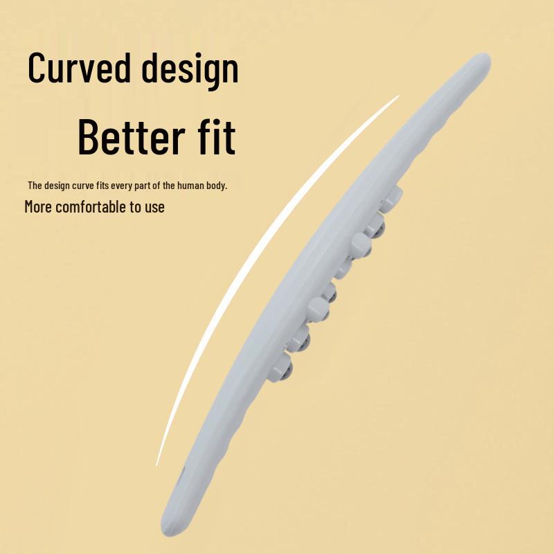 Magnetic Meridian Massager: Steel Ball Roller Brush for Back Massage