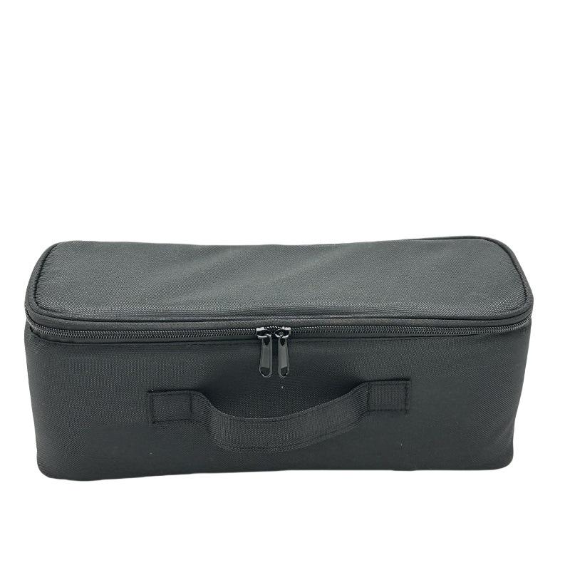Round Folding Outdoor Fan & Makeup Storage Pouch for Camping