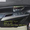 Armrest Window Glass Lift Button Panel Cover Trim Fit For Suzuki Sx4 s-cross 2014 -  Carbon Fiber Look Accessories Interior