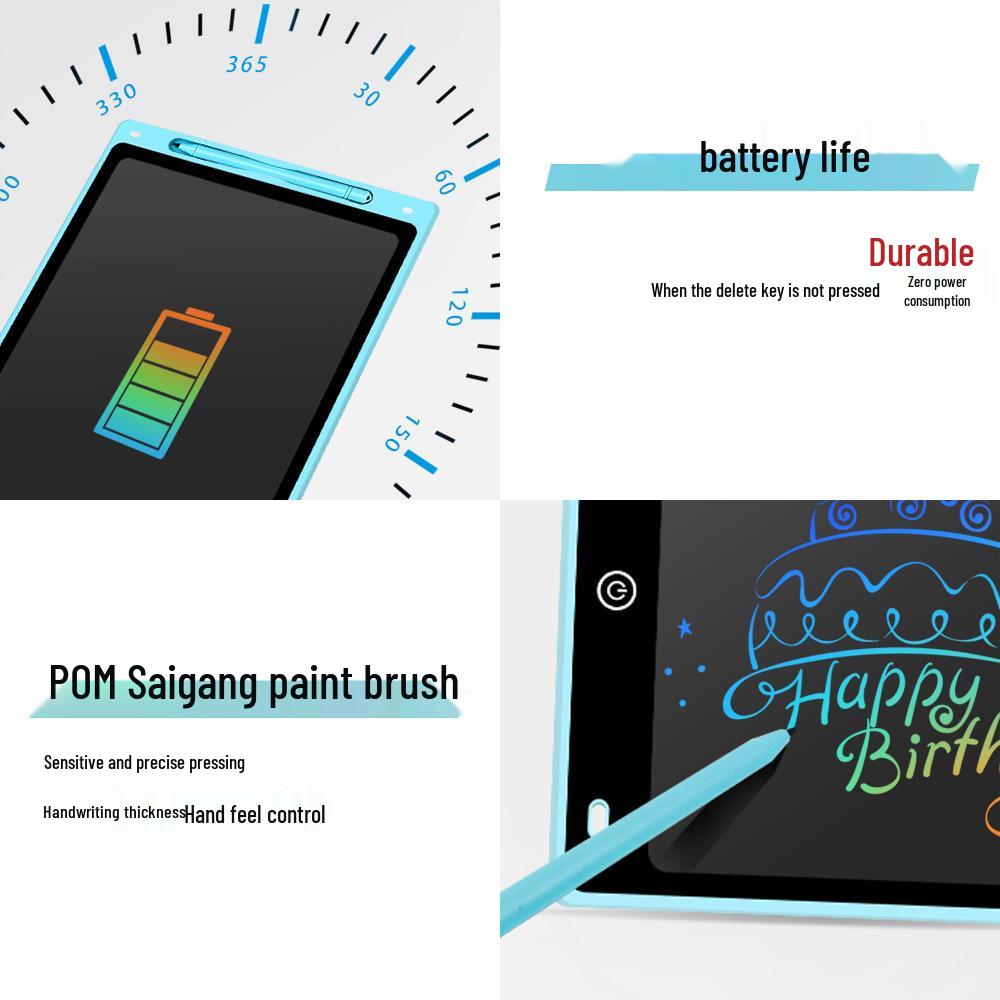 Children’s LCD Drawing Board - 8.5”, 10”, 12” Electronic Graffiti Board