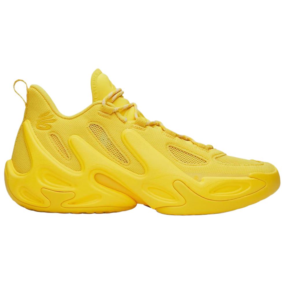 Under Armour Curry 13 AP Bequeme Passform Atmungsaktive Unterstützung Grip Basketballschuhe Unisex Sneaker Gelb 6015002-790