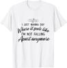 Falling Apart Anymore Aesthetic Sad Quote Sarcastic Graphic T-Shirt
