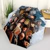 Game of Thrones Fashionable Automatic Opening/Closing Folding Umbrella. Portable and Foldable, Ideal for Gift, Travel, and Daily Use.