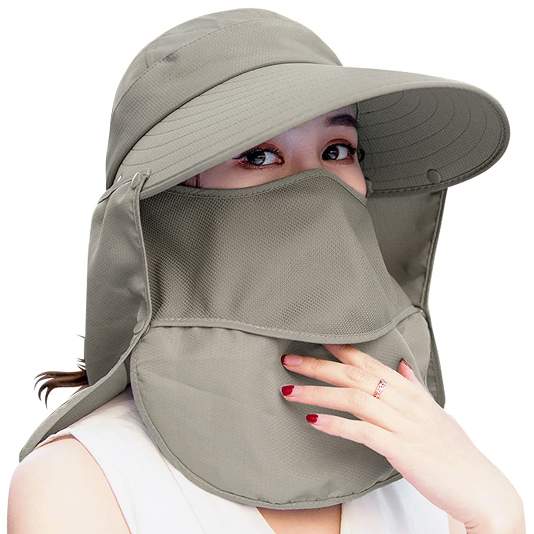 

Солнцезащитный козырек Teddy с УФ-защитой UPF, Широкий солнцезащитный козырек для и шляпа209 Женская защита, 50+, Поля, Защита, Весна, Лето, Осень, (Серый) серый