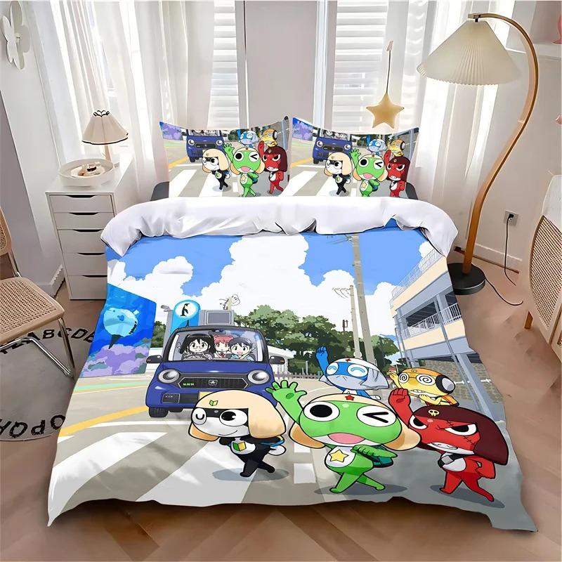 Comforter Sergeant Frog Bedding Set For Bedroom Soft Modern S Comefortable Kids And