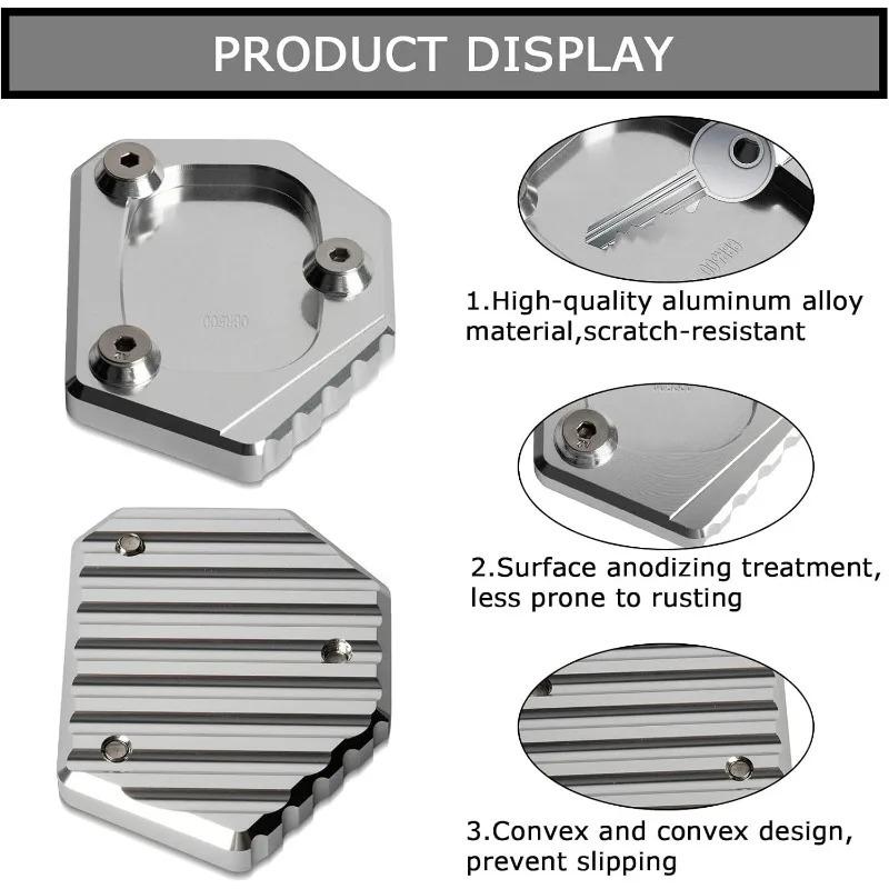 Motorcycle Kickstand Extension Pad Side Stand Plate Pad for Honda CBR500R CB 500 F CB500X CB125 R CB300R CB 650 R CBR650R CB400X