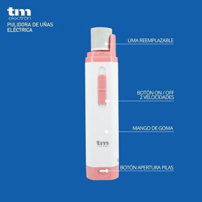 Meuleuse électronique Lime et abrillantar unes naturelles, acrilicas, gel et artificielles rose