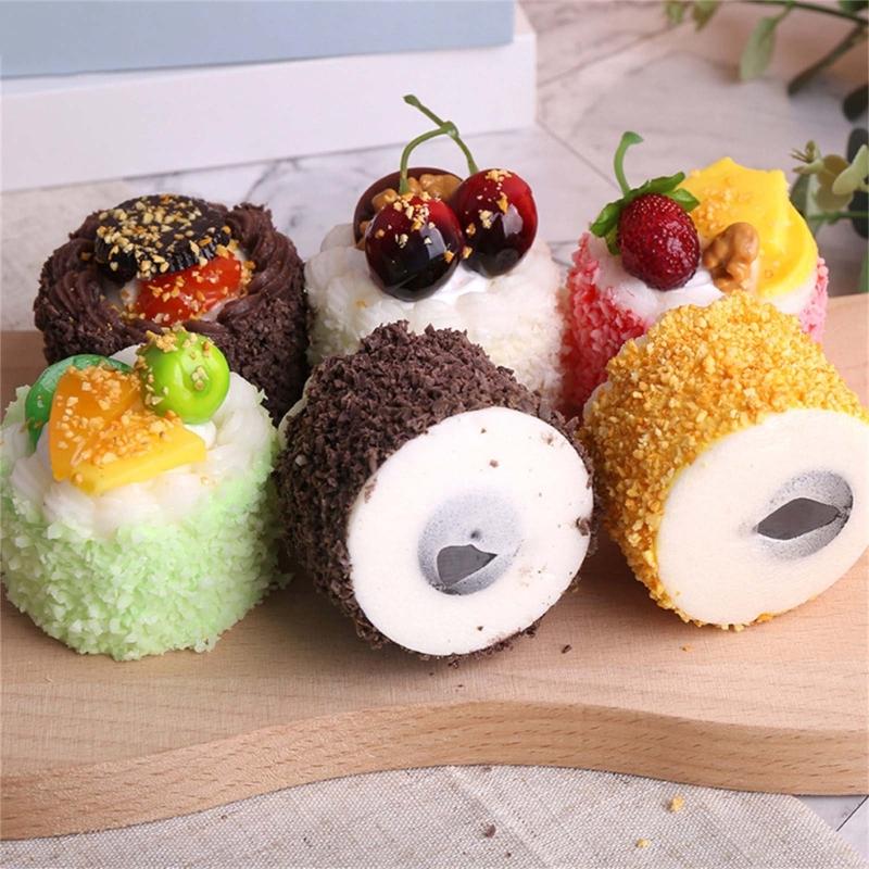 Artificial Cake Model Photography Props for Display, Simulation Cake Dessert Model Photography Props for Home Decoration