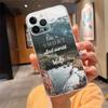 Phone Case For iphone 17 Pro Max Air 16 15 14 13 Pro Max 15 16 Pro 15Plus Travel Mountain Forest Sea Beach quotes