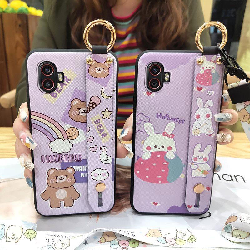 Waterproof Silicone Phone Case For Samsung Galaxy Xcover6 Pro/SM-G736U/B Soft Case Phone Holder Lanyard Back Cover Ring