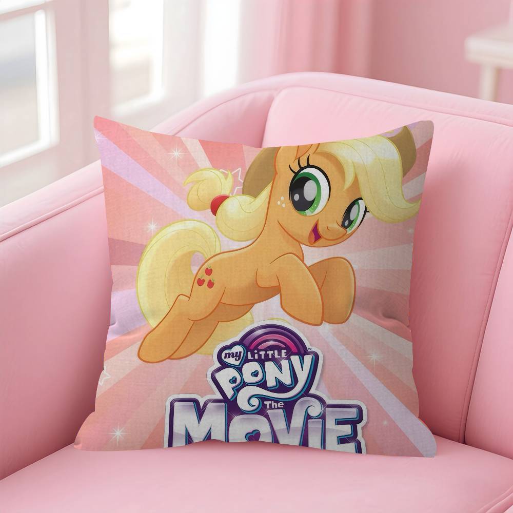 Maple Design Cushion Cover Happy Autumn Harvest Decor Holiday Decorati Pillow Cover Cartoon My L-Little P-Pony Pink