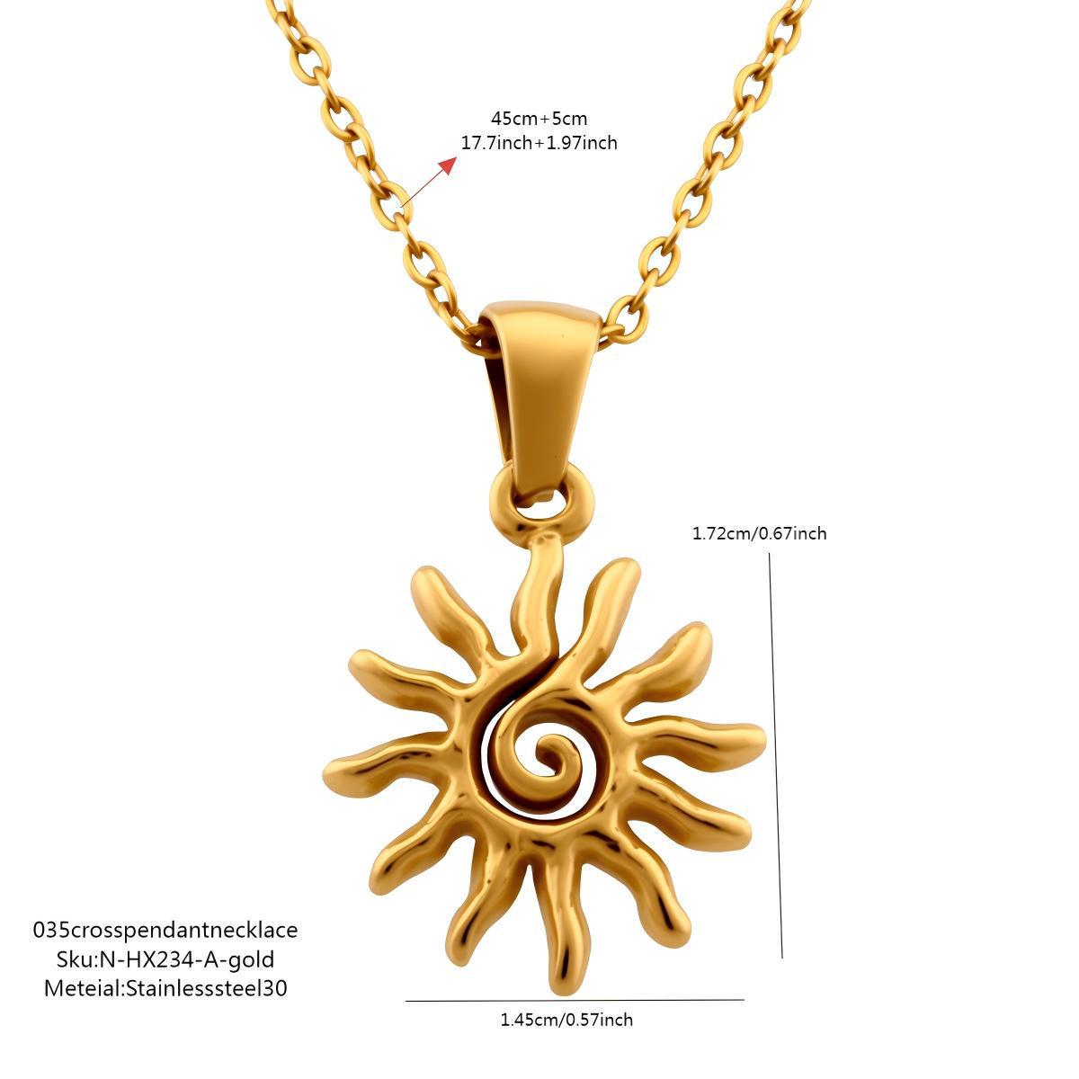 Versatile Star & Moon Zircon Clavicle Necklace – Stainless Steel