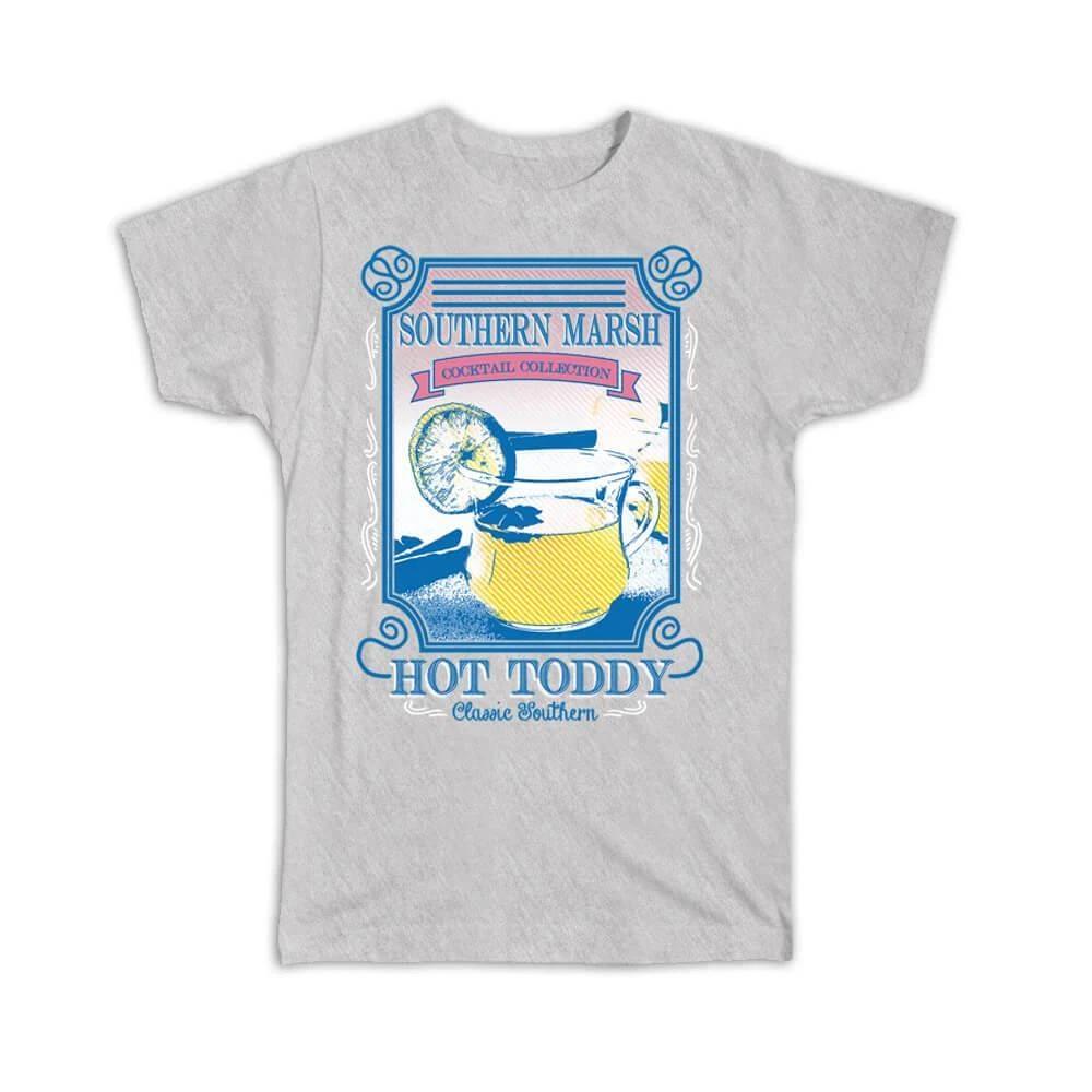 Gift T-Shirt : Hot Toddy Cocktail Southern Marsh Christmas Winter Drink Lover L