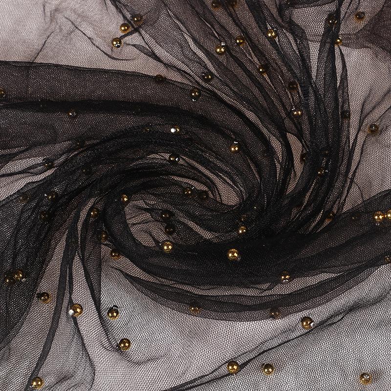 Nail Photos Shooting Props Gauze With Pearl Photography Background Tulle Items Fotografia Backdrops Decoration Materials