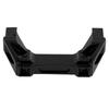 Upgrade Accessory Metal Rear Bumper Mount for Traxxas TRX 4 1 10 RC Crawler Car (Black)