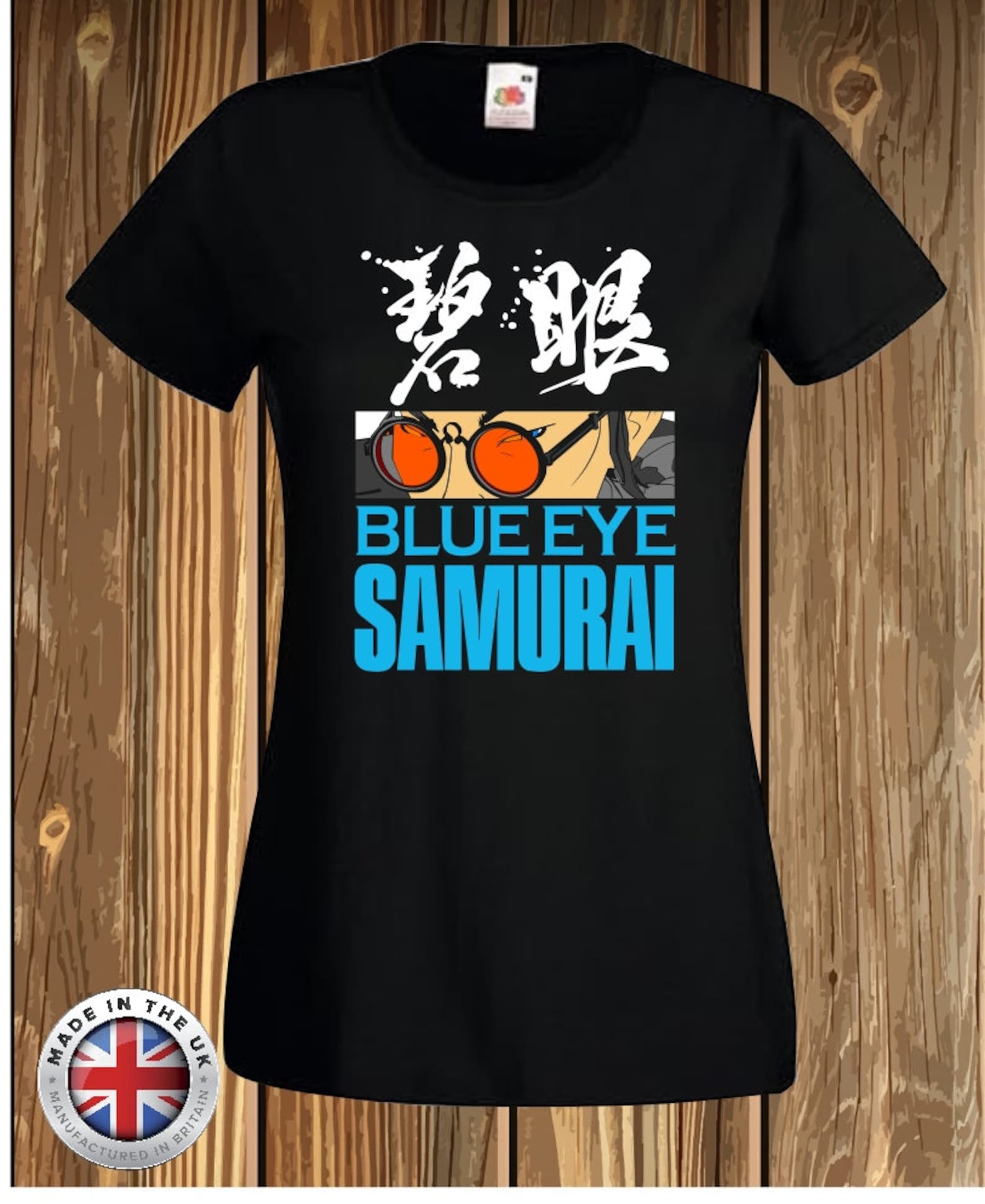 Blue Eye Samurai T-Shirt Mizu black T-Shirt, unisex and ladies fitted available 3XL