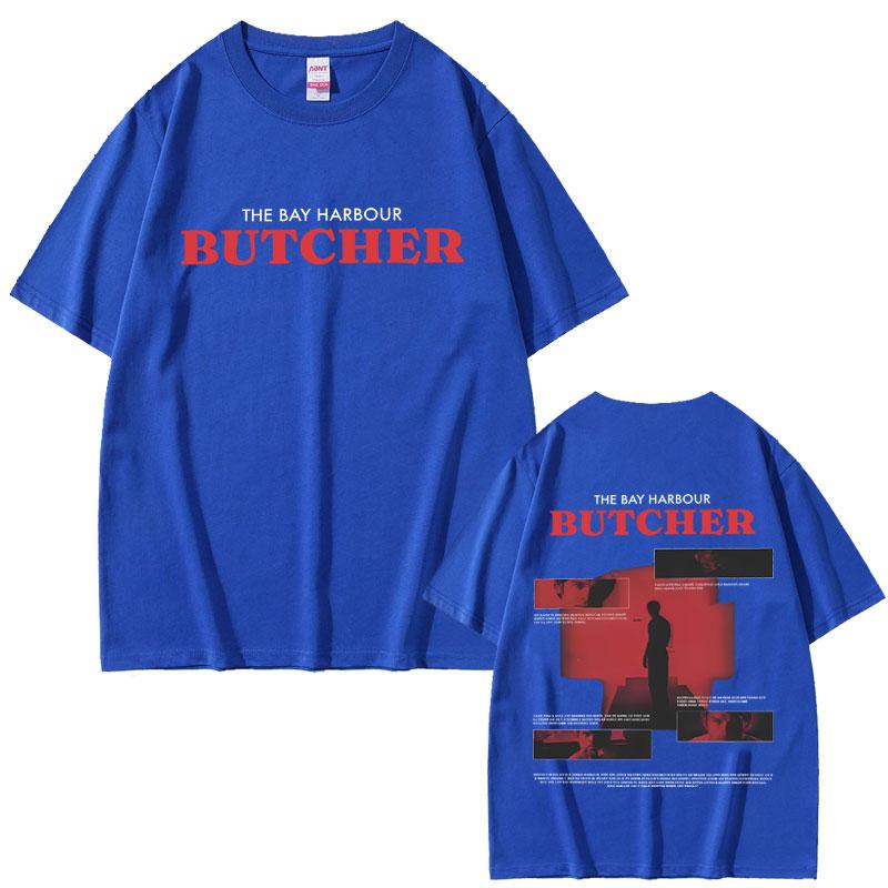 TV Play Dexter Morgan The Bay Harbour Butcher Graphic Tshirt Unisex Women Casual Cotton Oversized Tshirts Male Vintage Streetwear