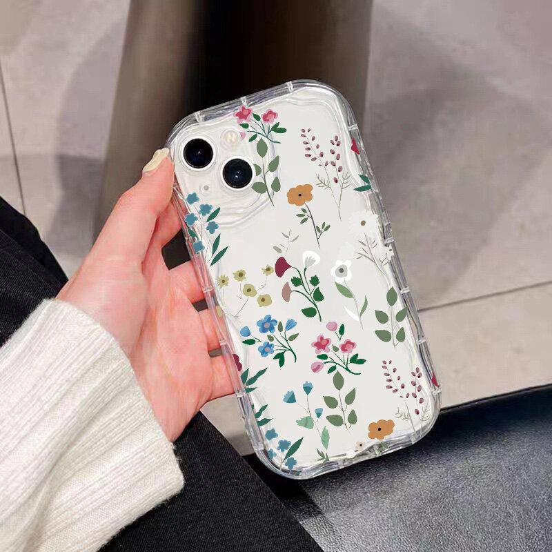 Phone Case for Huawei Honor X5C X7D X9D 400 200 Pro 90 Lite X6B X8B X7B X9B X5B X6C X8C X6A X8A X7A X9C Flowers Leaves TPU Cover