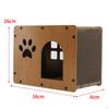 Cat Scratcher Lounge Corrugated Cardboard Two Floors of Space Used for Cats Multifunctional