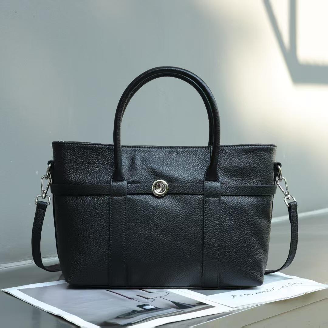 

2026 New Top Layer Cowhide Tote Bag For Women With Large Capacity