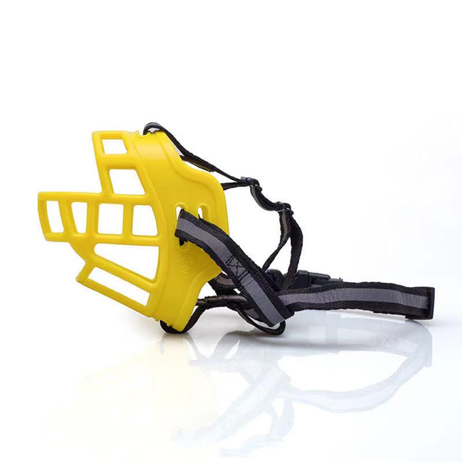 Reflective Dog Muzzle with Upgraded Thickened Soft TPE - Anti-Bite, Anti-Bark, Anti-Fall