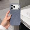 Magnetic Suction Flannel Skin Feel Case, Drop-Proof Hard Shell for iPhone 17 Pro Max and iPhone 16.