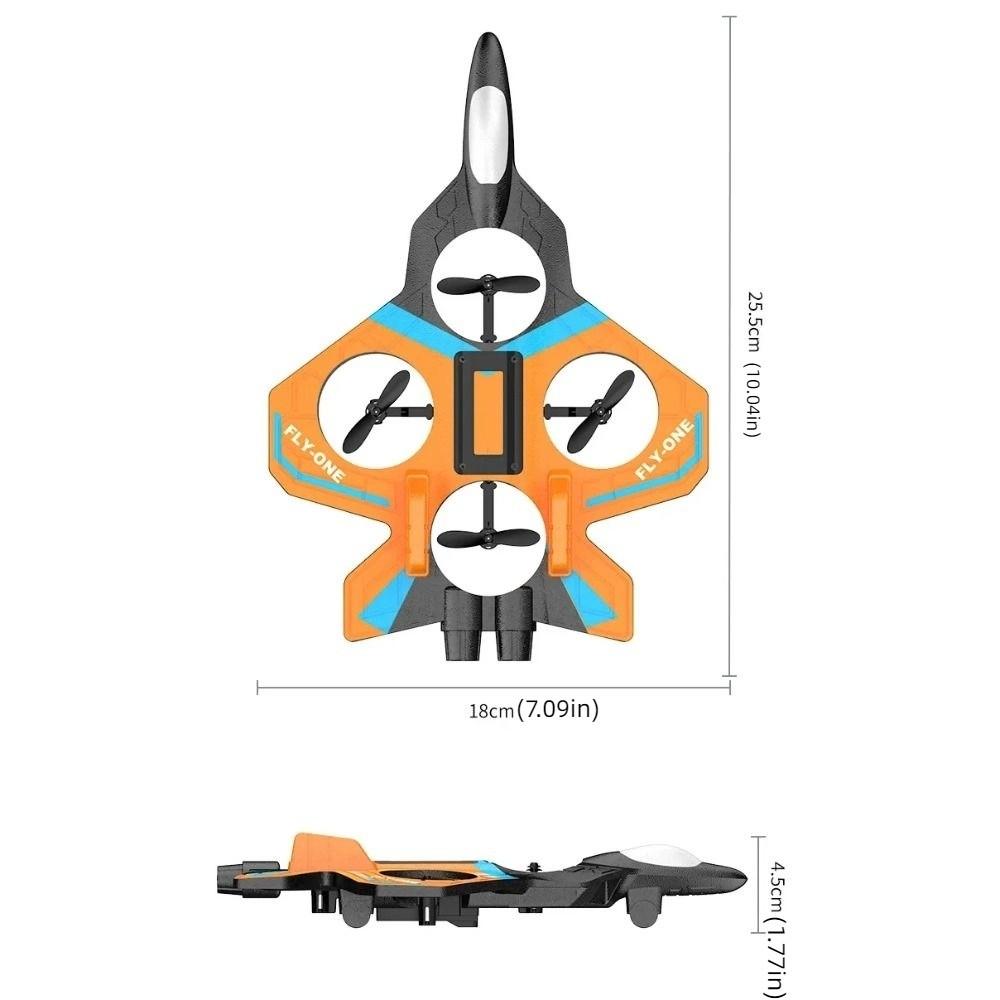 Gravity Sensing Remote Control Foam Fighter Rechargeable RC Hobby Jet Plane  Kids Gifts