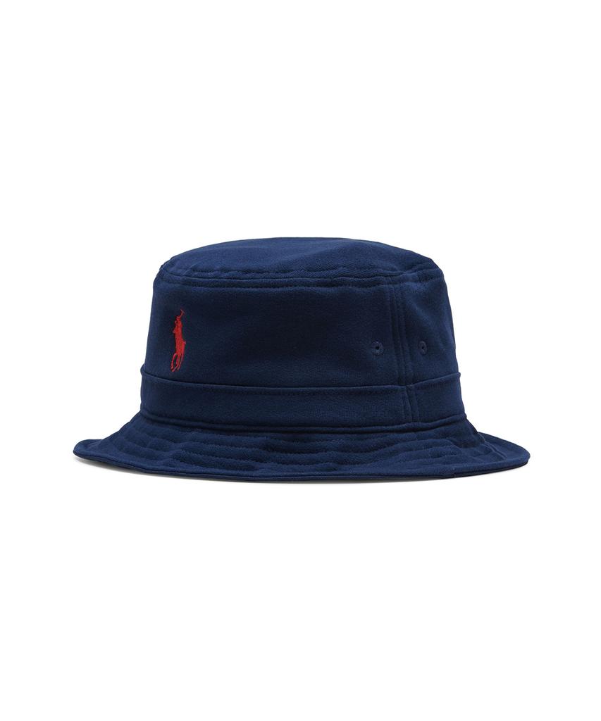 POLO RALPH LAUREN Cotton Blend Fleece Bucket Hat - Navy