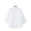 Fashion Style 2024 Autumn New Women's White Loose Sleeves Pure Linen Long Sleeves Shirt 8392707